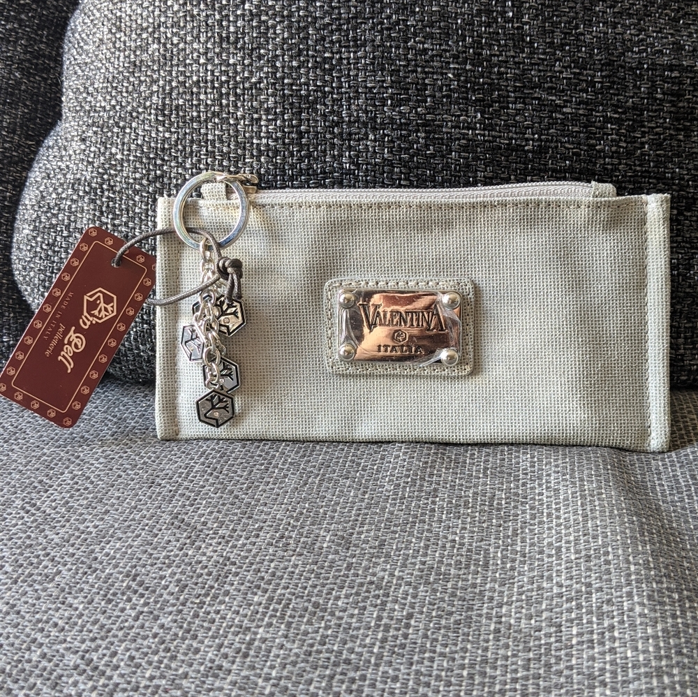 NWT Valentina Italia Leather Wallet Made in Italy